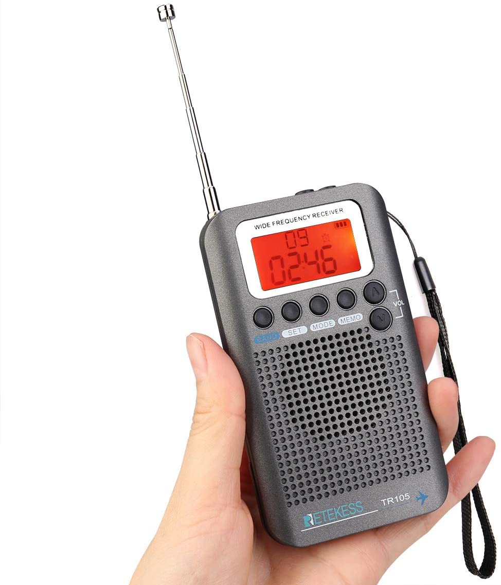 Retekess Tr Radio Ondes Courtes Portable R Cepteur De Bande D Avion Fm Am Sw Cb Air Vhf