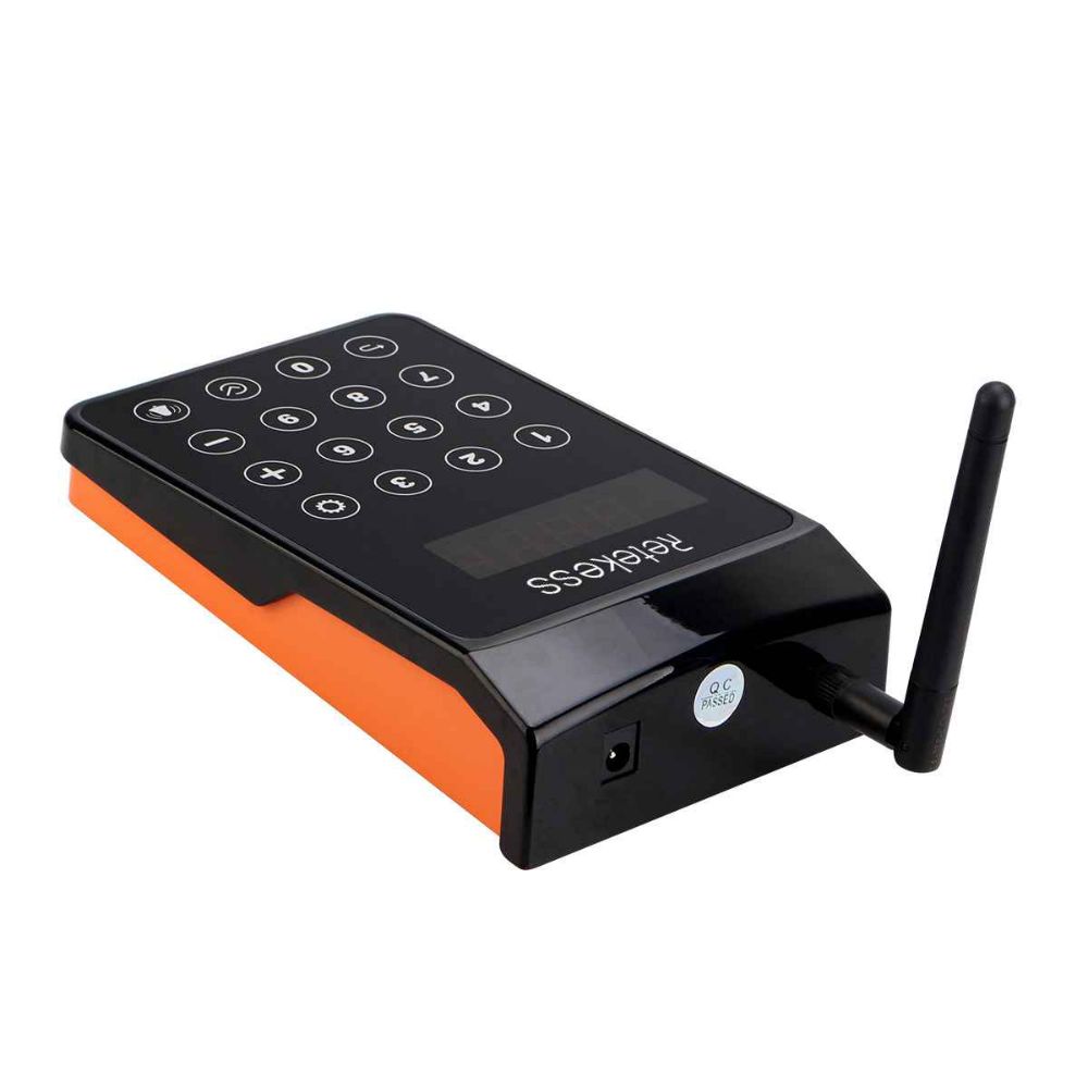 Retekess TD156 Restaurant Beepers Téléavertisseur Longue Distance avec 2 Keboards pour les Restaurants, la Restauration, les appels de Club dans Différentes Zones