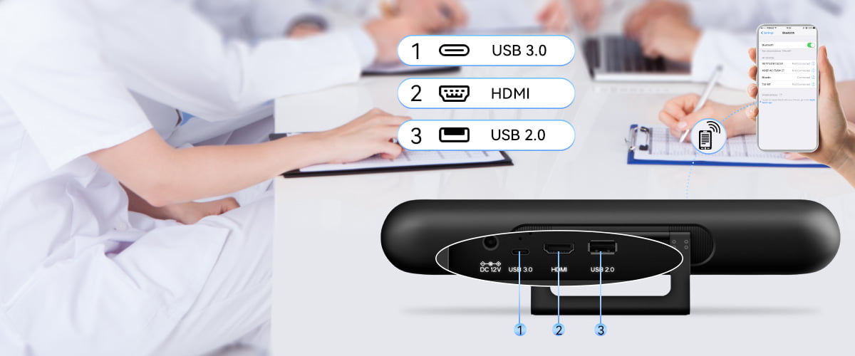 methode-de-connexion-retekess-tc201-conference-device