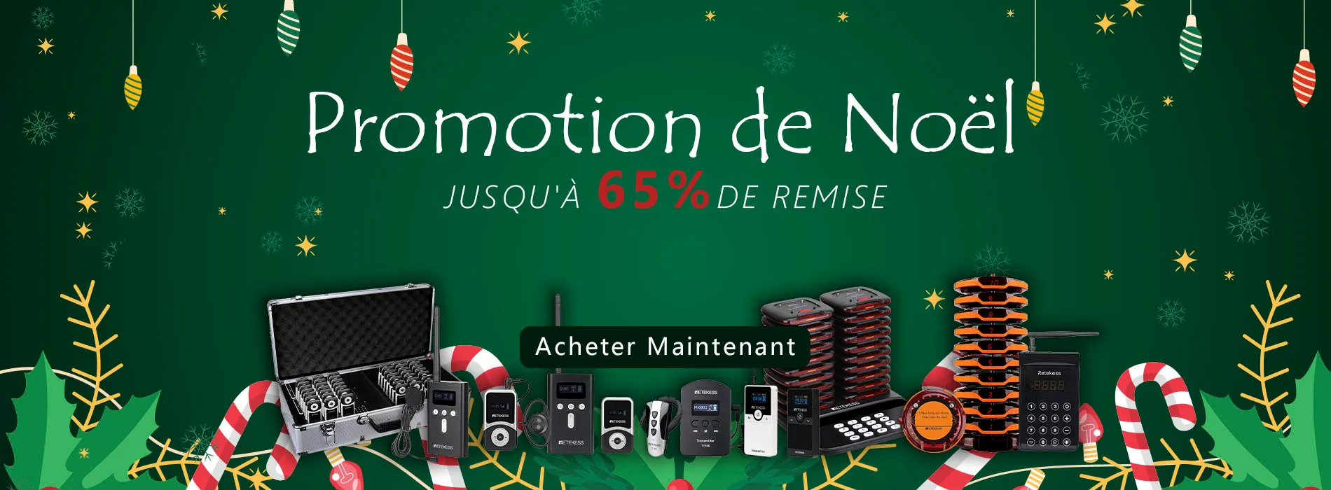 Retekess Grande Promotion de Noël et Nouvel An