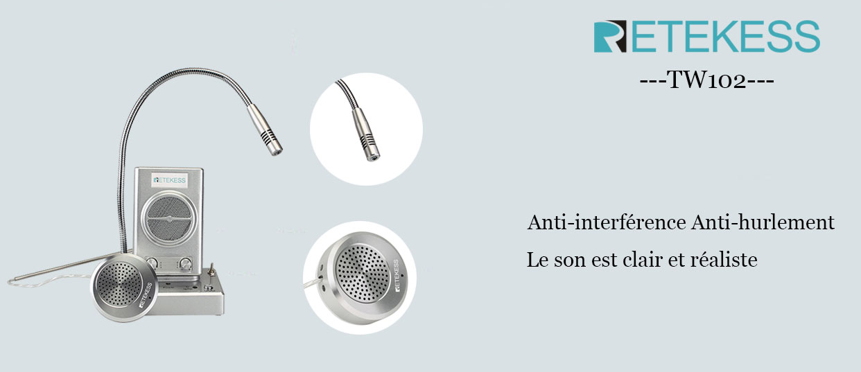 Quel est l'effet sonore de TW102 interphone de fenêtre?