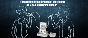 L'interphone de fenêtre résout le problème de la communication difficile doloremque