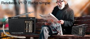 Retekess V117 Radio portable Introduction-Radio simple pour tout le monde doloremque