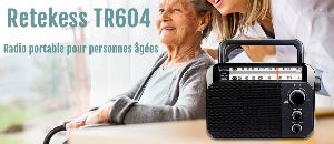 La meilleure radio portable pour les personnes âgées (gros boutons, gros cadrans, gros haut-parleurs) doloremque