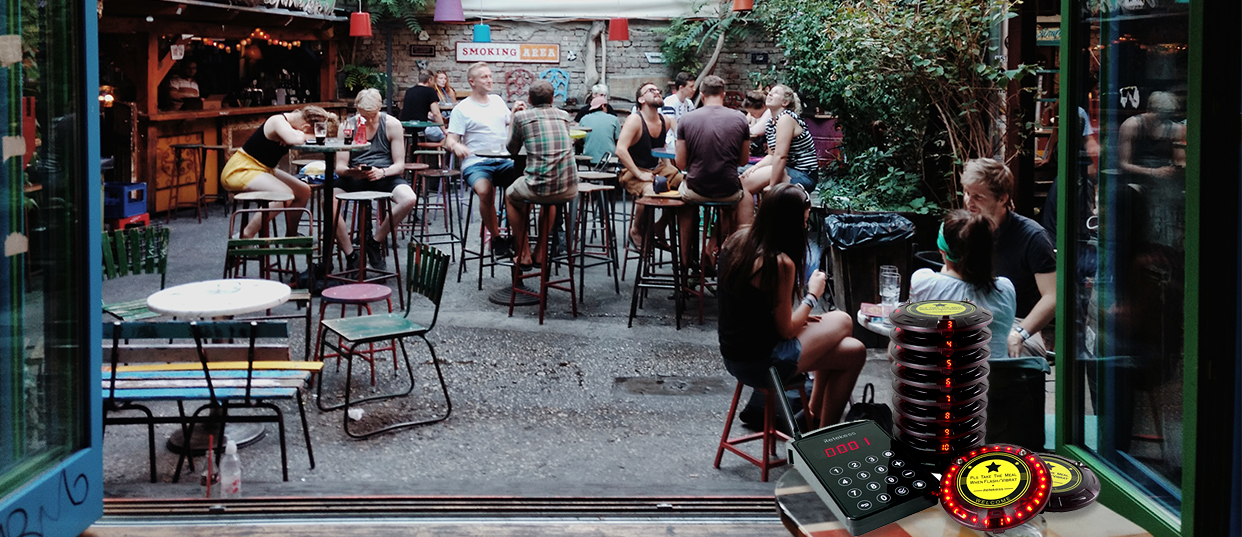 Cet été, un bon partenaire pour le jardin de la bière-système d'appel sans fil 