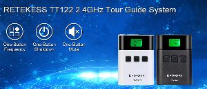 Système de guide touristique Retekess TT122 2,4 GHz doloremque