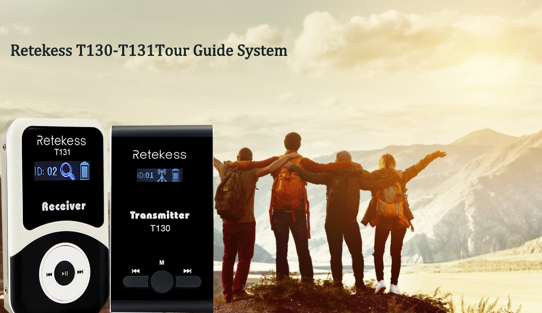 Retekess T131-T130 système de guide touristique sans fil