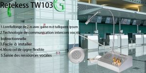 Système d'interphone bancaire Retekess TW103 Window Speaker System doloremque