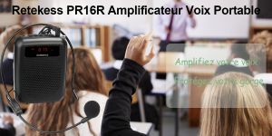 Retekess TR619 Amplificateur de Voix Portable  doloremque