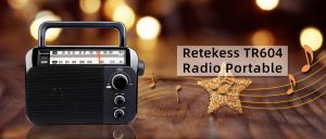 Retekess TR604 Radio Portable FM AM 2 Bandes est un cadeau de Noël pour les personnes âgées doloremque