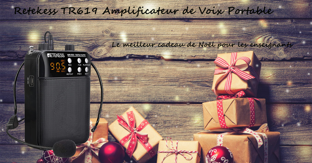 Retekess TR619 Amplificateur de Voix Portable 