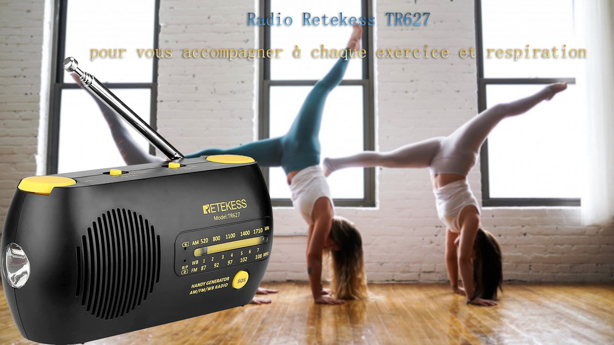 Retekess TR627 nouvelle FW AM radio portable, la radio de manivelle arrive