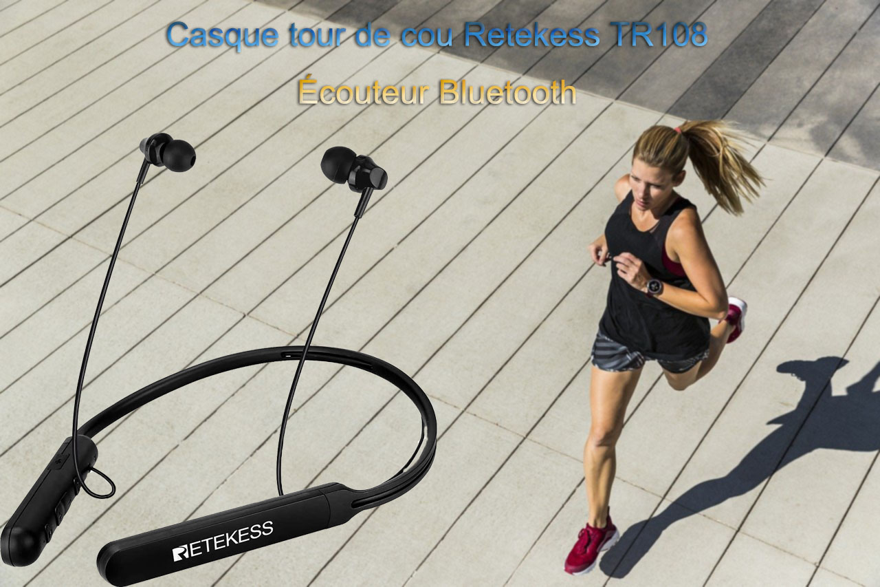 Retekess TR108 Stéréo du casque Portable FM