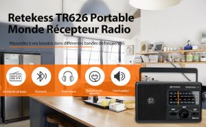 Retekess TR626 Poste Radio Bluetooth FM AM SW LW  doloremque