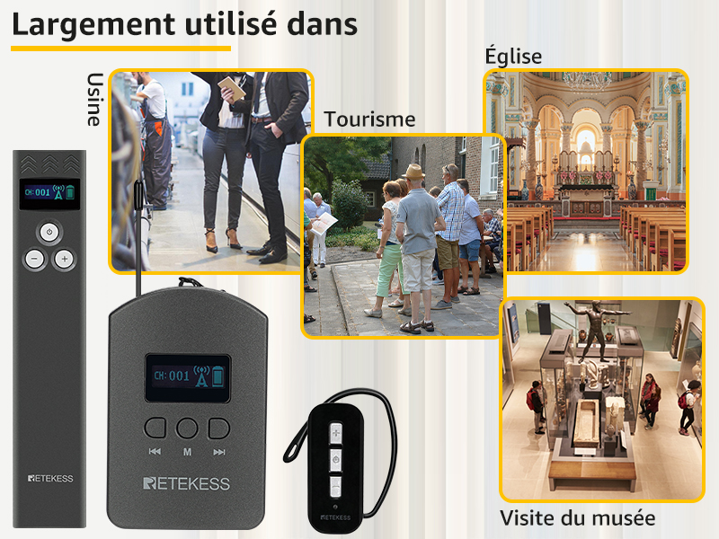 Retekess TT112-TT113 Système de Guide Touristique