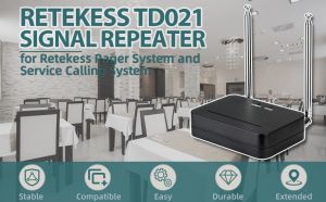 Retekess TD021 Répéteur sans Fil RF doloremque