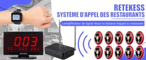 Retekess T128-T117-TD105 Système d'Appel sans Fil doloremque