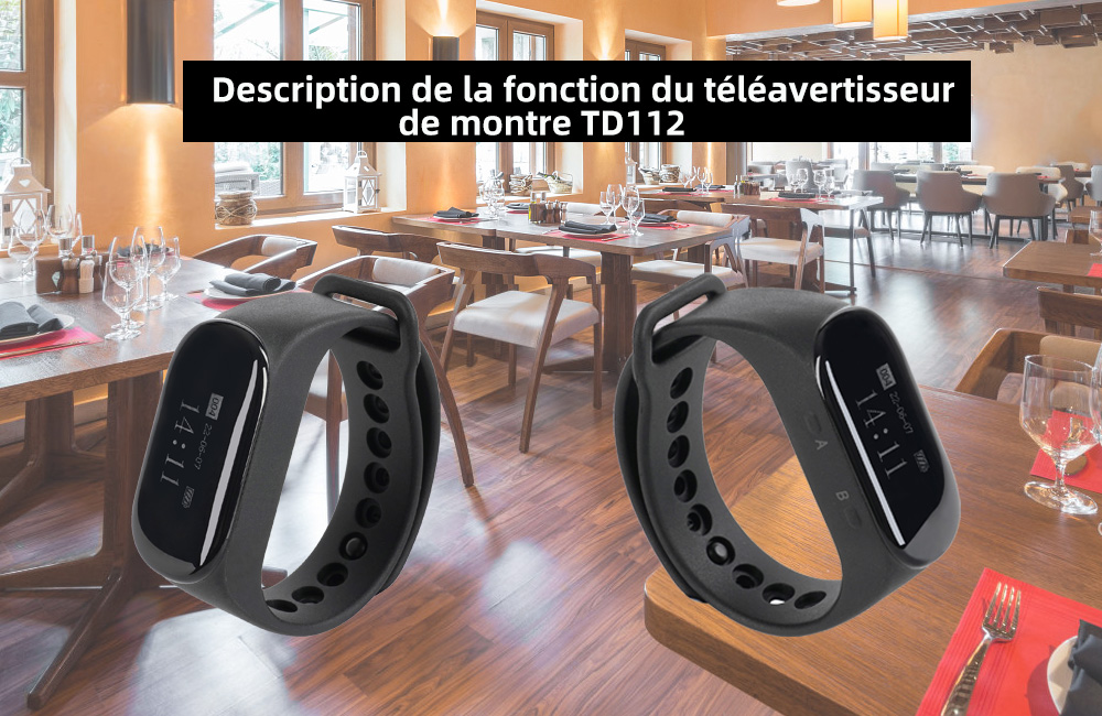 Description de la fonction du téléavertisseur de montre TD112