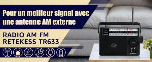 RETEKESS TR633 Radio Portable Simple pour Personnes Âgées doloremque