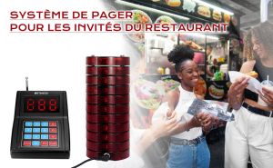 Boostez votre service de restaurant avec le système de téléavertisseur visiteur Retekess TD165 doloremque