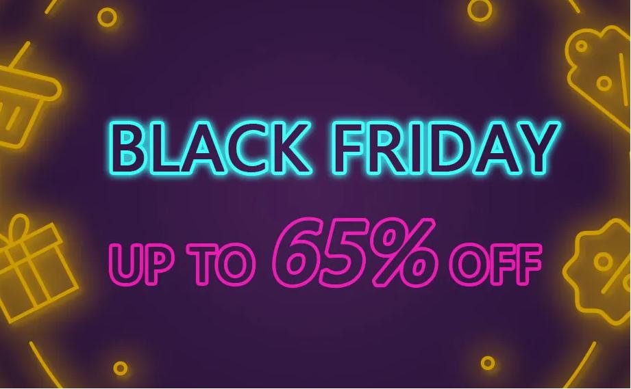 Double Vente de fin D'année du Black Friday avec Jusqu'à 65% de Réduction