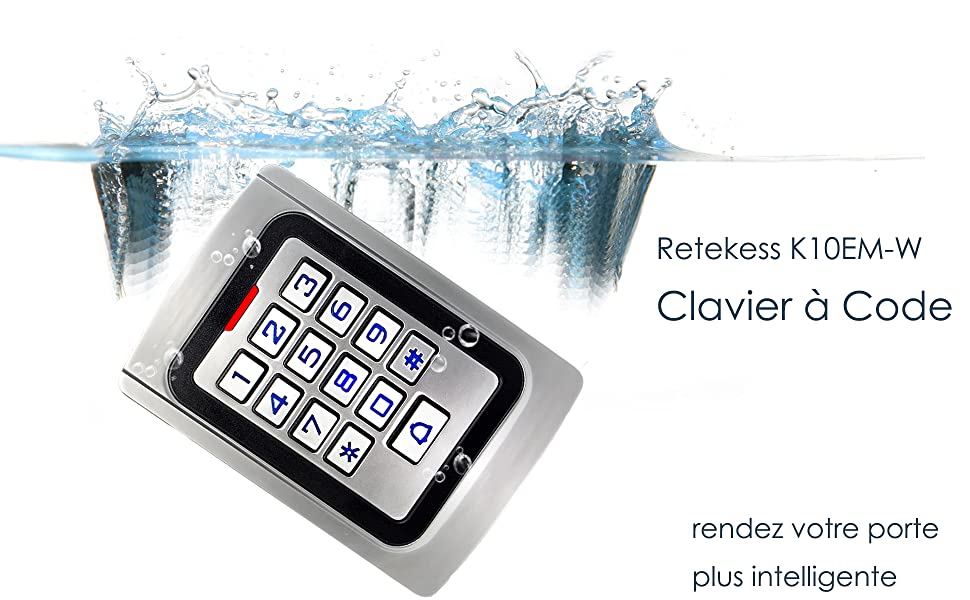 Clavier ip digicode ip administrable a distance netio cod